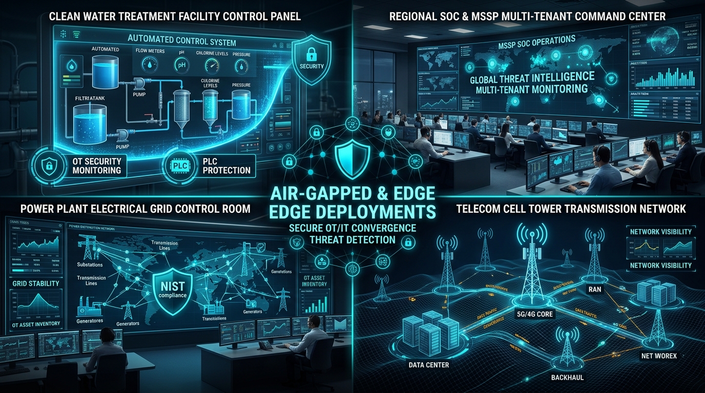IT and OT Critical Infrastructure Defense Diagram