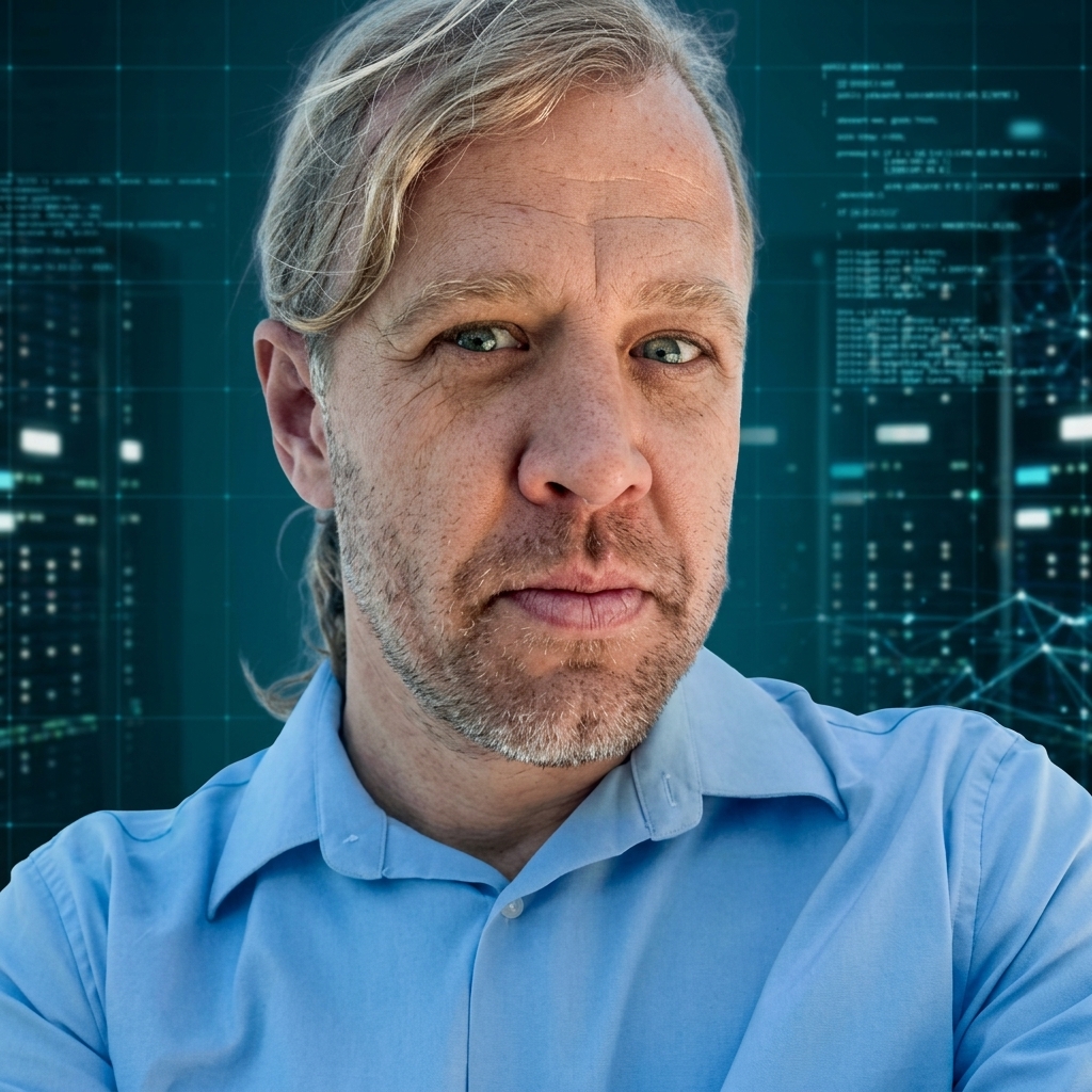 John Van Lowe Digitized Cyber Portrait